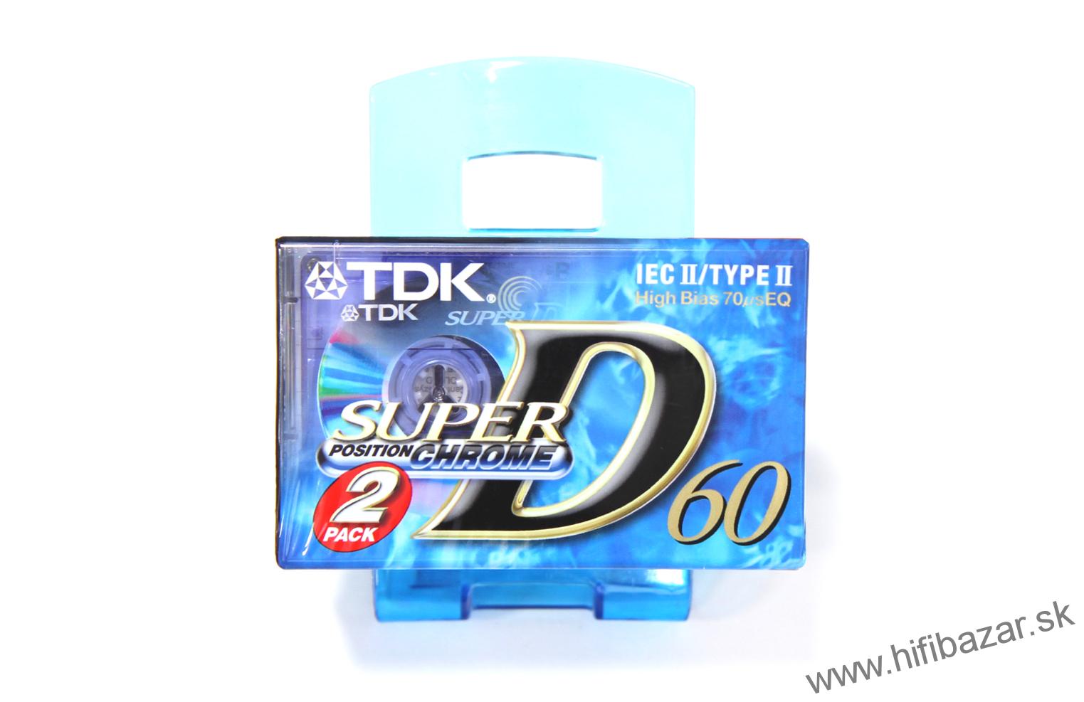 TDK D-60 Super Chrome 2PACK